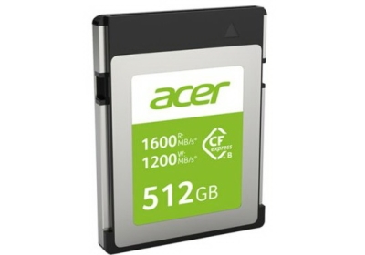 Acer представили карты-памяти CFexpress Type B для 8К видео